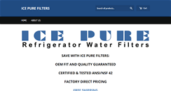 Desktop Screenshot of icepure.com